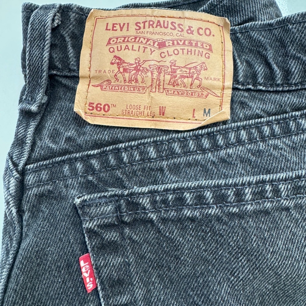 Vintage Levi's 560 Loose Fit Straight Leg High Rise 90's Women's Size 13 Med